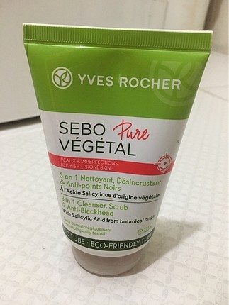 Yves Rocher Sebo vegetal yüz yıkama jeli