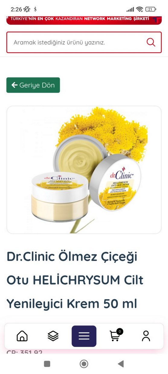 Dr clinic Ölmez Otu Çiçeği Kremi - Görsel 3