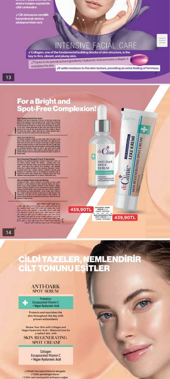 Cilt Lekesi Serumu ve Krem Dr clinic - Görsel 2