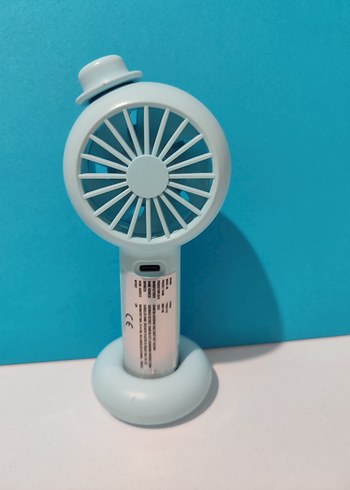 Mavi minik masa/el fanı - Görsel 2