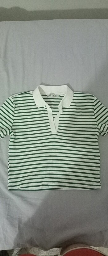 defacto polo yaka crop