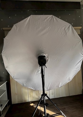 Kadın Siyah Pilili Gotik Şemsiye - Görsel 2