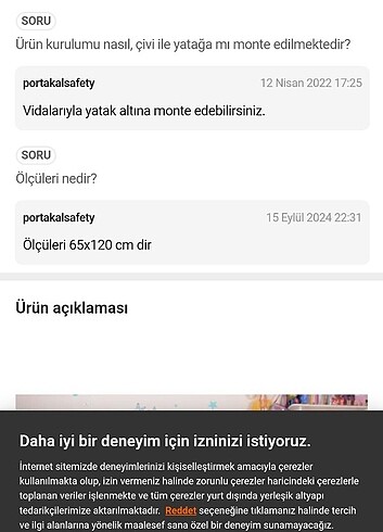 Beden Yatak bariyeri