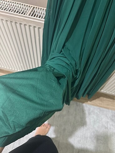 Abiye zümrüt yeşili - Görsel 8