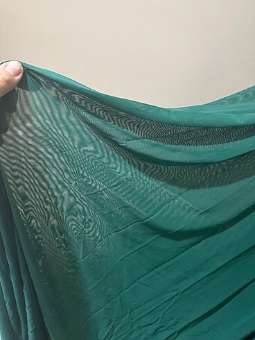 Abiye zümrüt yeşili - Görsel 11