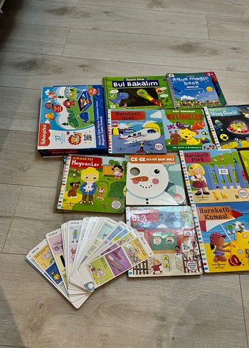 Çocuklar için hareketli ve eğitici kitaplar