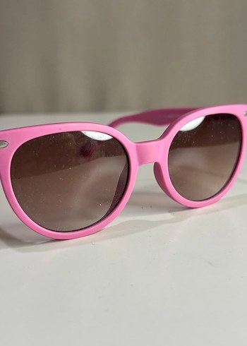 Parizyen Stil Parlak Pembe kız çocuk Güneş Gözlüğü - Görsel 2