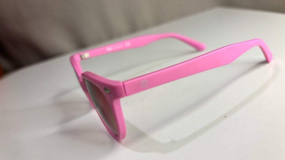 Parizyen Stil Parlak Pembe kız çocuk Güneş Gözlüğü - Görsel 3