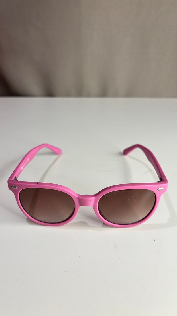 Parizyen Stil Parlak Pembe kız çocuk Güneş Gözlüğü - Görsel 4