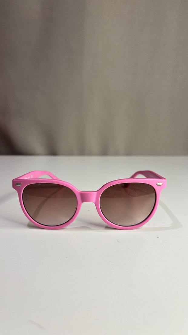 Parizyen Stil Parlak Pembe kız çocuk Güneş Gözlüğü - Görsel 5