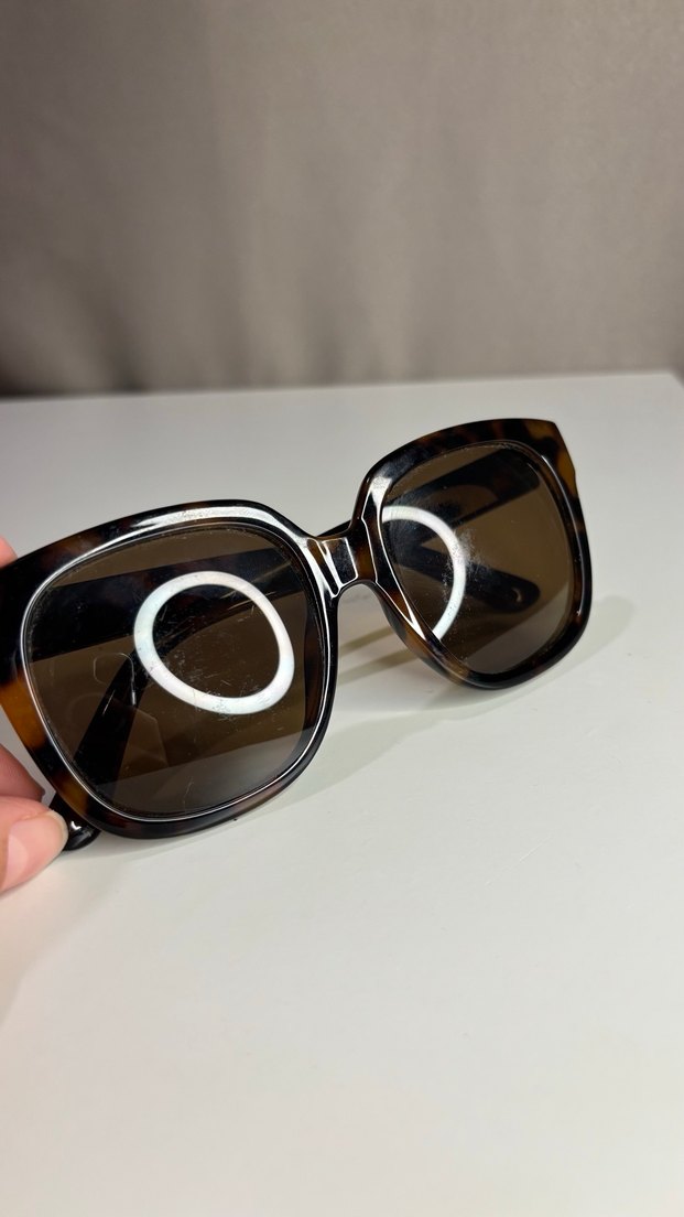Kahverengi Klasik Kadın Güneş Gözlüğü - Görsel 5