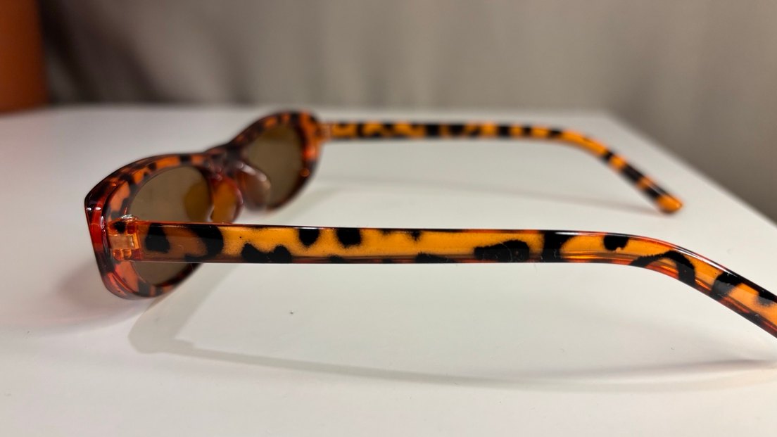 Kahverengi Retro Kadın Güneş Gözlüğü - Görsel 3