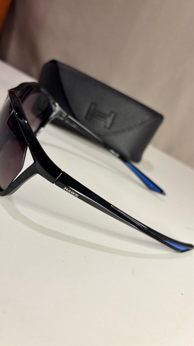 Siyah Biker Güneş Gözlüğü hawk - Görsel 5