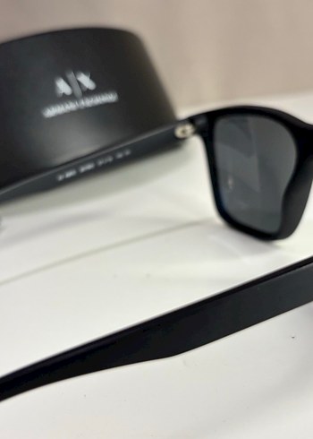 Erkek Siyah Minimalist Güneş Gözlüğü - Görsel 3