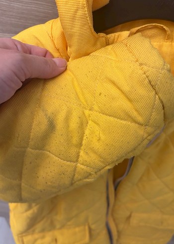 Sarı Erkek Çocuk Kapitone Mont - Görsel 3