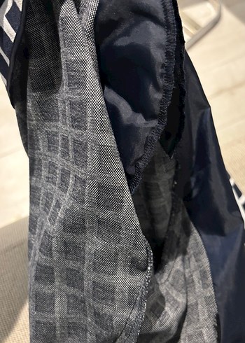 Kadın Siyah Beyaz Kareli Blazer Ceket - Görsel 5