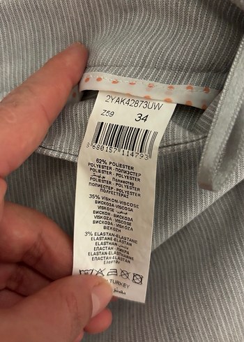 Gri Keten Kadın Blazer Ceket takım - Görsel 5