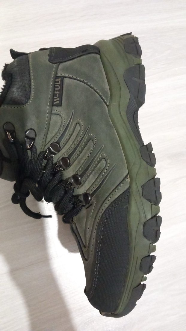 Gri Kamuflajlı Bağcıklı Erkek Outdoor Bot - Görsel 4