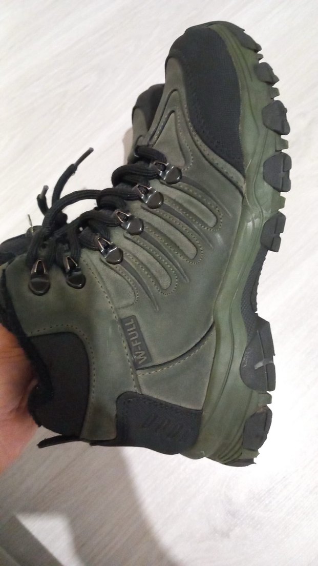 Gri Kamuflajlı Bağcıklı Erkek Outdoor Bot - Görsel 5