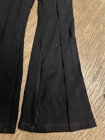 Zara Siyah İspanyol paça pantolon