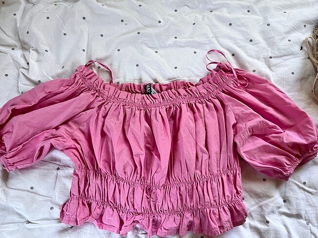 Zara pembe üst