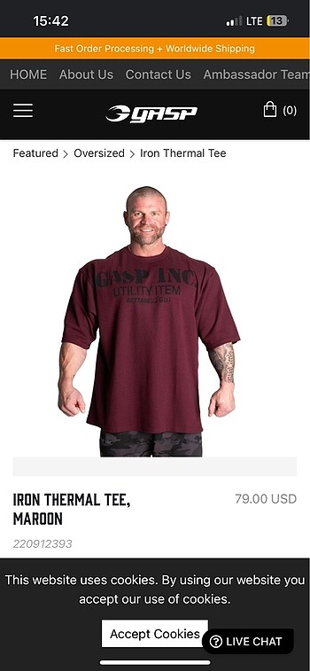 Gasp tshirt