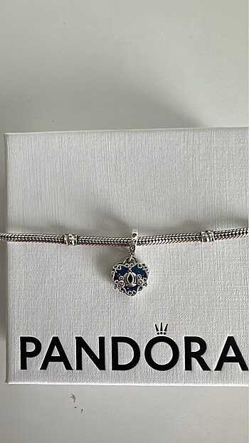 Pandora Disney Kül Kedisi Sinderella Araba ve Kalp Charm