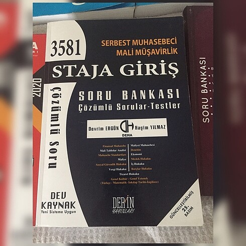 Staja Giriş Sınavı Açıklamalı Çözümlü Soru bankası