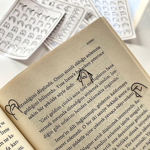  Beden book reactions #1 şeffaf sticker