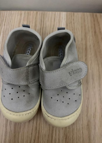 Gri Erkek Bebek İlk Adım Ayakkabısı Vicco - Görsel 4
