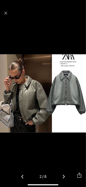 Zara zara deei ceket