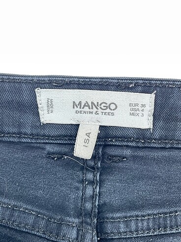 36 Beden siyah Renk Mango Jean / Kot %70 İndirimli.