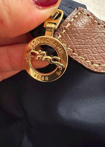  Beden lacivert Renk LONGCHAMP La Pliage Lacivert Msize uzun saplı