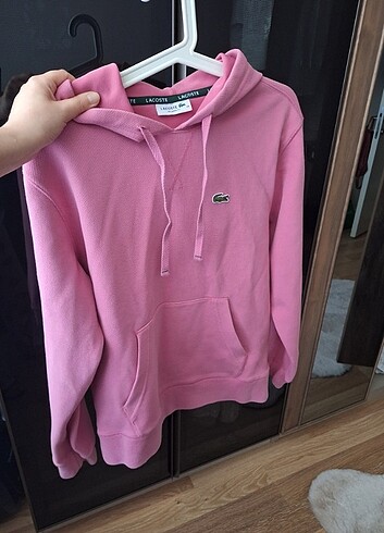 s Beden pembe Renk Lacoste eşofman takımı