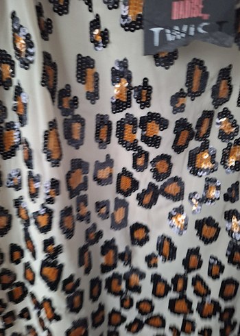 twist pul payet elbise - Görsel 2