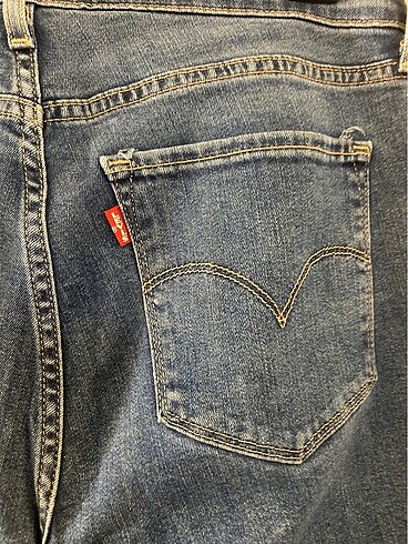 30 Beden mavi Renk Levis Flare Jean