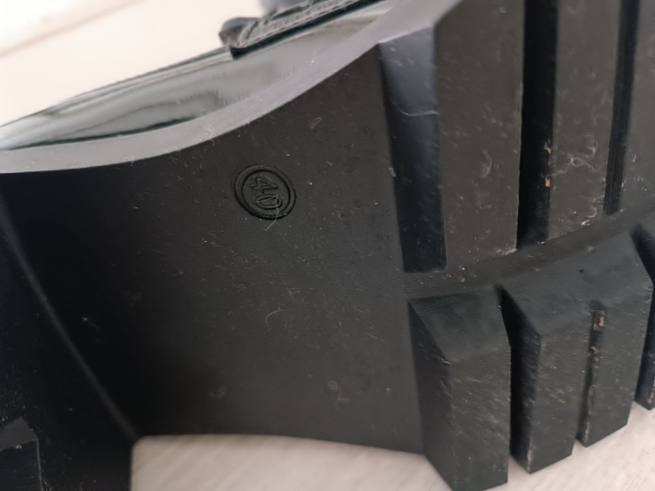 Kadın Siyah Rugan Platform Topuklu ayakkabı - Görsel 5