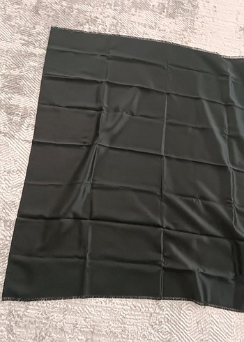 Düz Siyah kadın şal modeli - Görsel 2