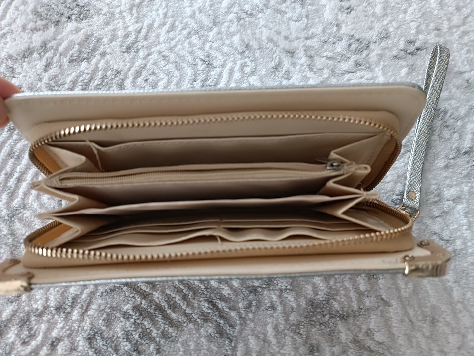 Kadın Çok Renkli Pul Detaylı cüzdan - Görsel 2