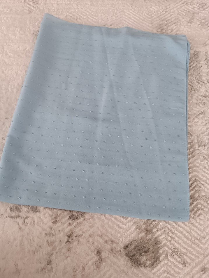 Kadın mavi Şal - Görsel 3