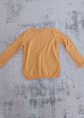 sarı kız çocuk Uzun Kollu Kazak Triko - Görsel 3