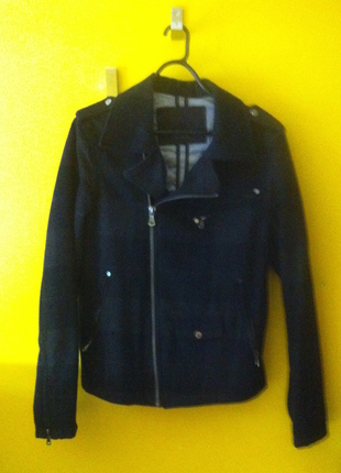 ZARA MAN BİKER WOOL JACKET