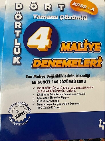 Kpss 4T maliye deneme