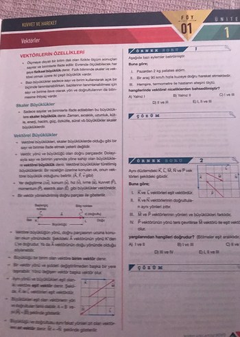 Beden Limit Yayınları AYT Fizik Konu Anlatım Föyleri
