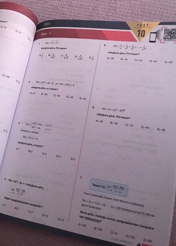 Limit Yayınları AYT Matematik Soru Bankası