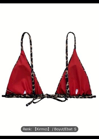 Penti Leopar Desenli Kadın Bikini Üstü