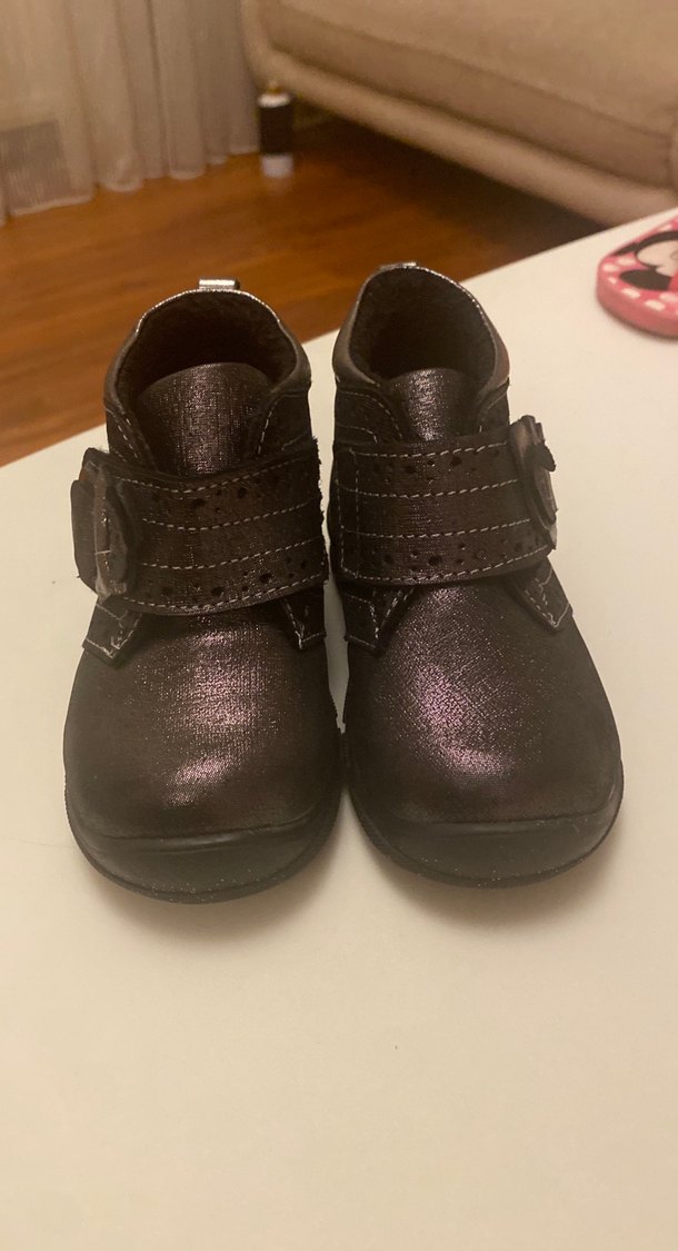 Kız Çocuk Deri İlk Adım Ayakkabısı Tokalı - Görsel 2