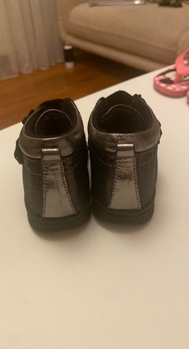 Kız Çocuk Deri İlk Adım Ayakkabısı Tokalı - Görsel 3