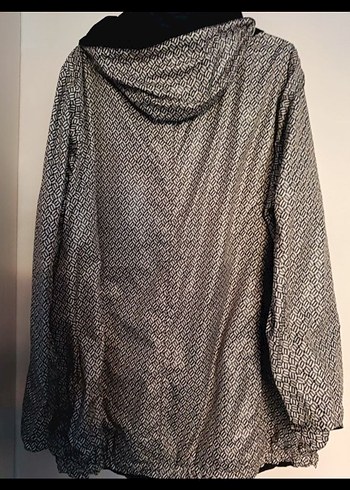 Gri Fermuarlı Kadın yamurluk - Görsel 6