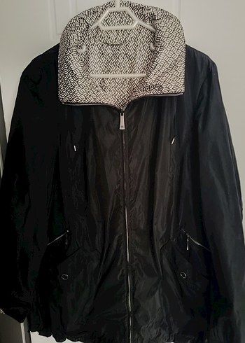 Gri Fermuarlı Kadın yamurluk - Görsel 11